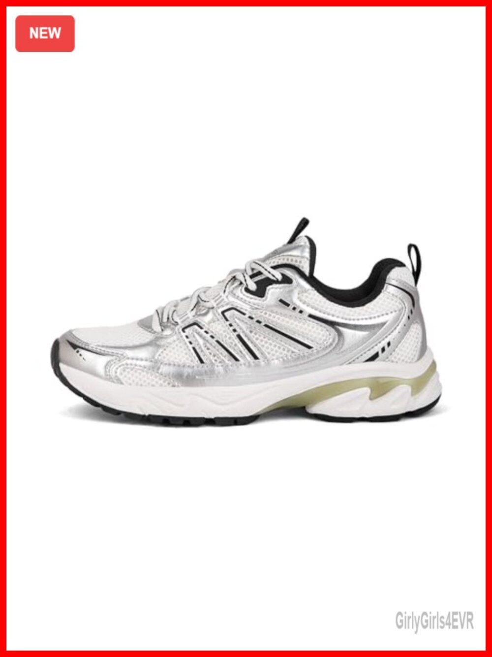 Women's Chunky Fashion Sneakers PU Mesh Athletic Running Tennis Shoes